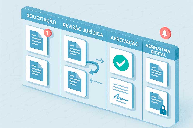 workflow de gestão de contratos