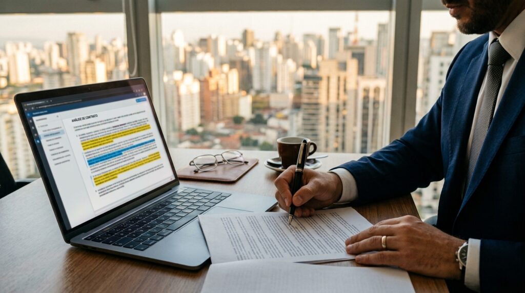 Contraktor | Segurança de dados em IA: 9 perguntas antes de deixar uma IA ler seus contratos Segurança de dados em IA: 9 perguntas antes de deixar uma IA ler seus contratos